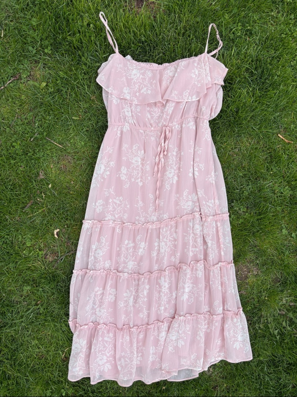 Pink floral Dress